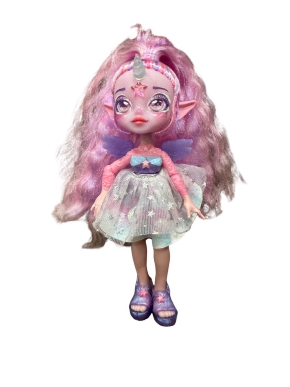 Magic Mixies Pixlings Pink Purple Doll Unia Unicorn